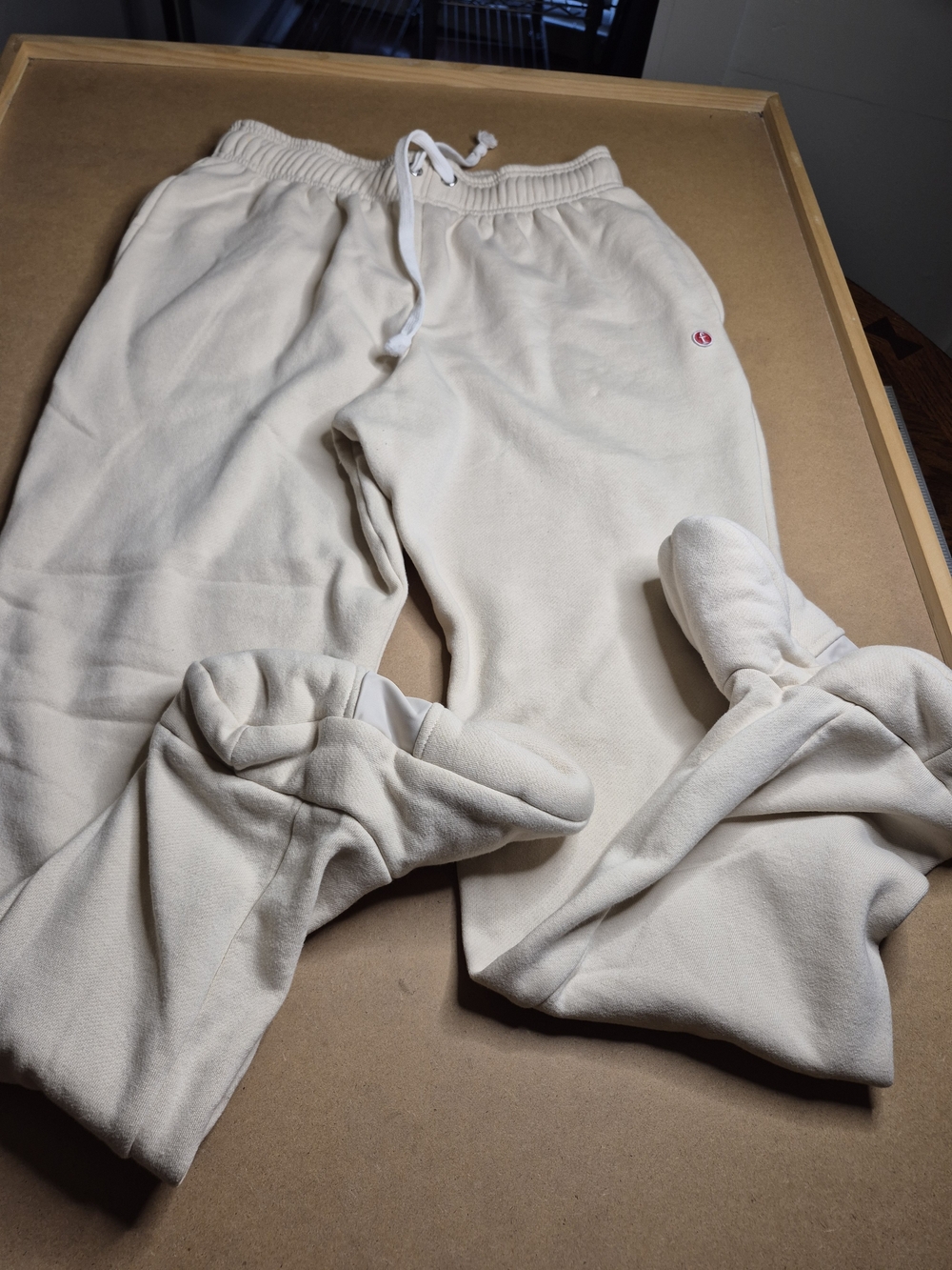 Feejays Women's Cream Footie Sweatpants 4426/6